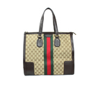 'seventies' large tote with signature web 271624 FZ61W 1020