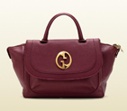 gucci 1973 cherry color leather top handle bag 251813 A7M0K 6122