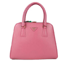 Prada Saffiano Leather Medium Tote Bag BL5018 Peach BL5018