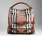 LARGE CHECK MULTIPLE BUCKLE HOBO 37757461