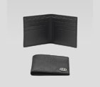 bi-fold wallet with interlocking G ornament 181674 A0V1N 1000