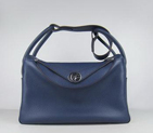 Hermes Lindy 34CM Dark Blue(silver) HLN34CMDBS02