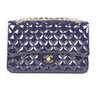 Chanel 1113 Classic Quilted Flap Bags Original cow leather Violet 1113