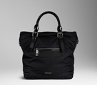 LARGE QUILTED NYON TOTE 37866671