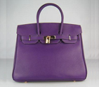 Hermes 35CM Purple (gold) HBK35OPG018