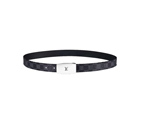 LV CUT LONG DAMIER GRAPHITE REVERSIBLE BELT M9638V