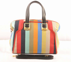 Fendi Fall Winter 2012 Pequin Tote Bag F2545 Black F2545