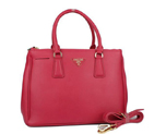 Prada Saffiano Calf Leather Tote Bag 103282 Plum 103282