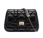 Small black leather 'Dior Milly La Foret' bag M0409OAGL M900