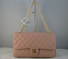 Chanel Pink color with Gold chain A1119PG