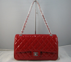 Chanel Red color with Silver chain A1119RS