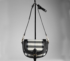 SMALL CHARCOAL CHECK CROSSBODY BAG 38012331