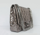 Chanel Flap Bag Quilted 40590 Silver-Gray 40590