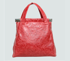 Miu Miu Oil Leather Tote Bags 90281B Red 90281B