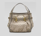 'jockey' medium tote with horsebit detail, embosse 203546 FV21T 9085