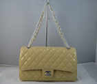 Chanel Apricot color with Gold chain A1119AS