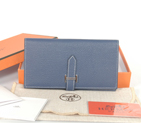 Hermes 2 fold wallet togo leather in Dark Blue H2WBJDB