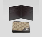 bi-fold wallet with interlocking G ornament 181674 FAFXN 9569