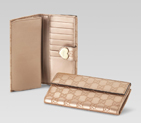 continental wallet with engraved gucci script logo heart detail 203550 AHB1G 2729