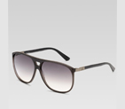 medium square frame sunglasses with gucci trademar 261935 J0740 1204