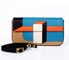 Fendi  '2Jours Elite' leather mixed color handbags F8035S