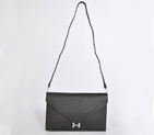 Hermes Liddy Bag clemence leather in Black with Silver hardware 1038