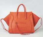Celine Phantom Bags Sheepskin Leather C6028C Orange C6028C