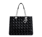Dior Soft shopping bag in black patent leather M0956PVRK M900