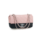 Chanel Classic Flap Bag in Two Tone Lambskin 35941PK