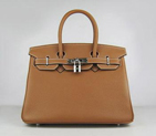 Birkin 30CM Light Coffee (silver) HBK30LCS013
