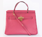 Hermes Spring Summer 2013 Shopping Bag H1046 in Peach with Gold hardware H1046