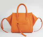 Celine Small Phantom Bags Original Calfskin Leather C1890 Orange C1890