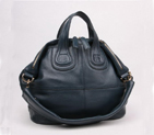 Givenchy Fashion Cow Leather Top Handle Bags Deep Blue 29881 29881