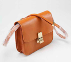 Celine Classic Box Large Flap Bag Orange 80077