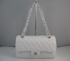 Chanel White color with Silver chain A1112WS
