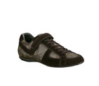 GLOBE-TROTTER SNEAKER IN MONOGRAM CANVAS AND SUEDE YQ4U2PMO