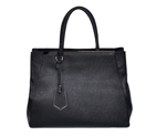 Fendi 2Jours Bag Black Calfskin Leather F8017