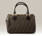 Fendi 'Chef Boston - Zucca' Logo Jacquard Satchel 8P7507