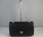 Chanel Black color with Silver chain A1112BS