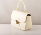 Miu Miu Tote Flap Bags Calf Leather 7428 White 7428