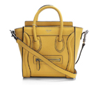 Hot Sell  Celine Luggage Nano Boston Bag Fluorescence Original Leather Yellow 3309