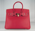 Hermes 35CM Red (gold) HBK35ORG020