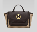 'gucci 1973' medium top handle bag with double G d 251813 FAGKT 9643