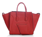Celine Phantom Original Leather Bags Bordeaux 3341