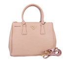 Prada Saffiano Calf Leather Tote Bag 103282 Pink 103282