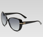 medium round frame sunglasses with GG detail on te 261927 J1691 1065