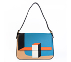 Fendi  '2Jours Elite' leather mixed color handbags F8035