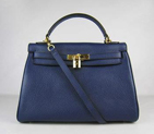 Hermes Kelly 32CM Dark Blue(gold) HKL32ODBG003