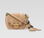 'snaffle bit' small shoulder bag with hand stitchi 263956 ANG0G 9907