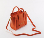 Celine Luggage small Fashion Bag Orange 98168